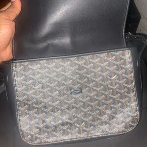 Goyard Black and Gray Men's Messenger Bag
